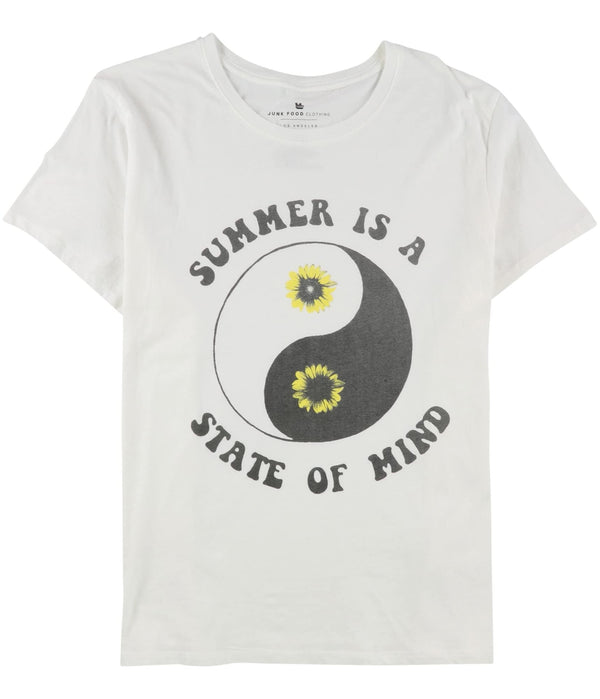 Junk Food Womens Summer is A State of Mind Graphic T-Shirt