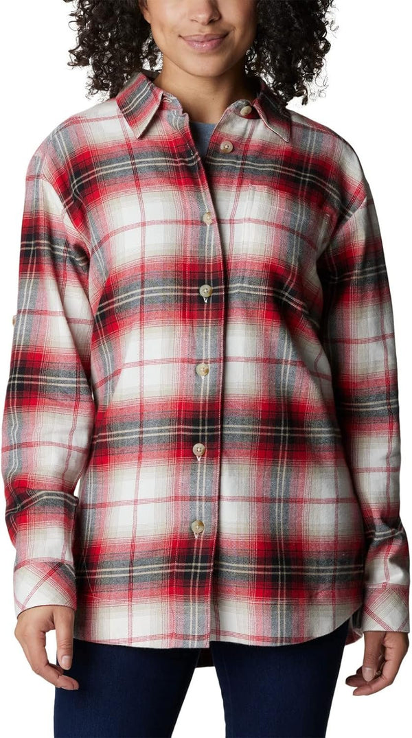 Columbia Women's Holly Hideaway Flannel Shirt