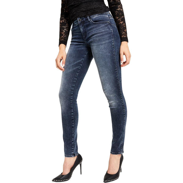 GUESS Women's Eco Stretch Mid-Rise Curve X Jean