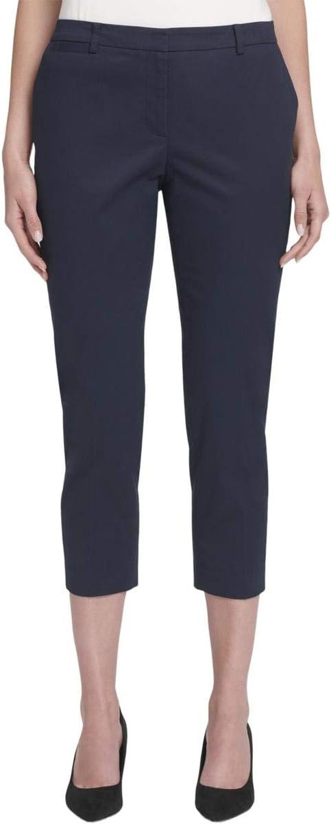 Tommy Hilfiger Womens Radcliffe High Rise Slim Leg Dress Pants