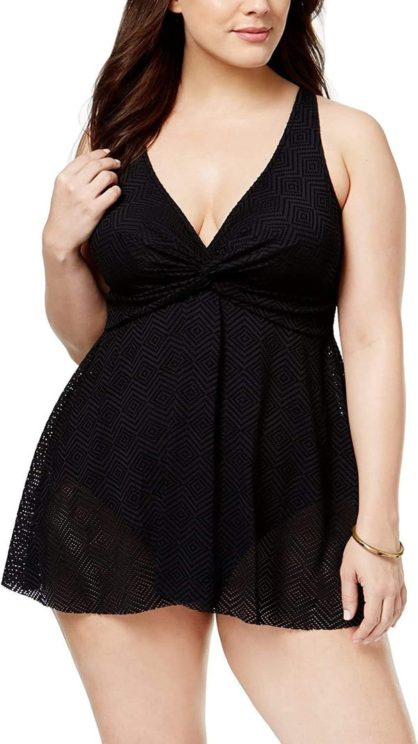 Crochet Black Plus Size Flyaway