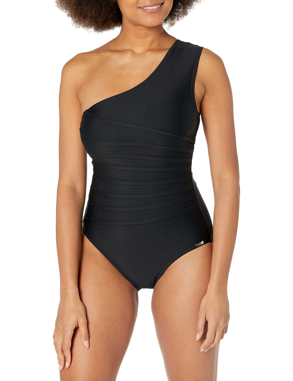 Calvin Klein Womens Lifestyle ONE Piece,Black,12