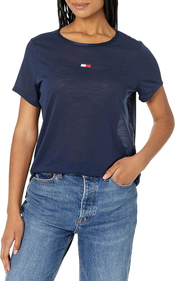 Tommy Hilfiger Women's Envelope Back Mesh Tee