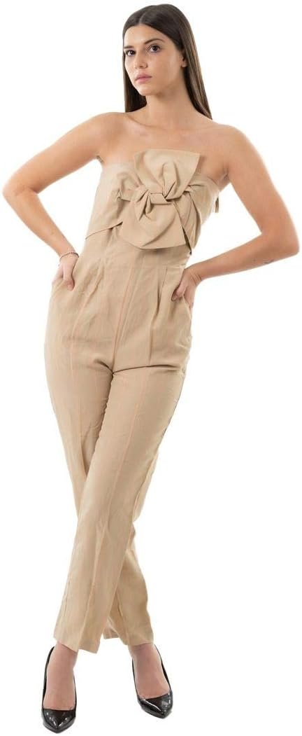 GUESS Womens Evelina Strapless Jumpsuit