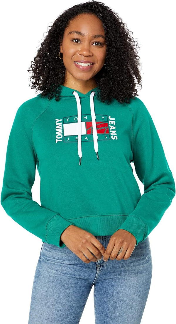 Tommy Hilfiger Women's Everyday Fleece Graphic Hoodie Sweatshirt