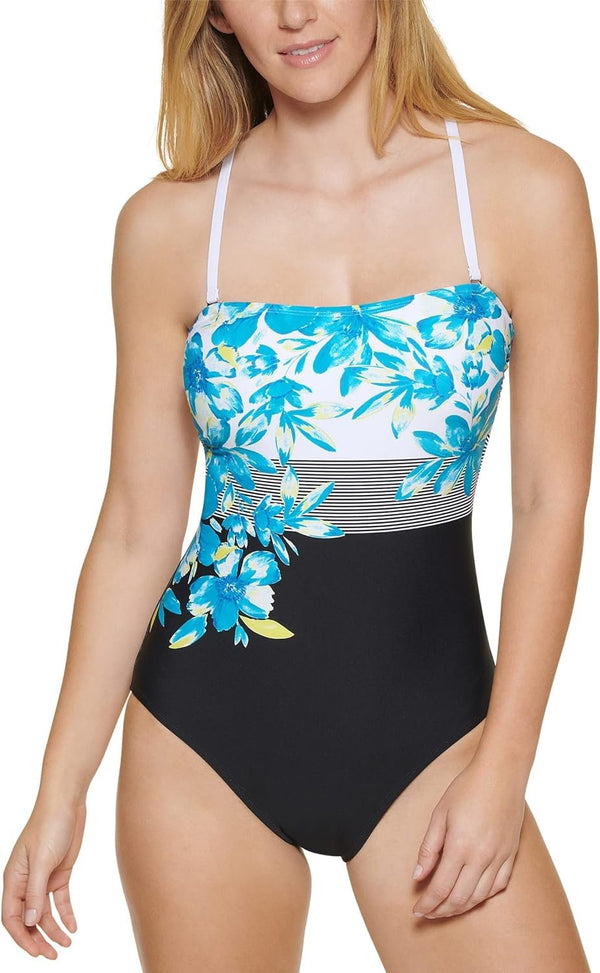 Calvin Klein Women's Classic Bandeau One-Piece