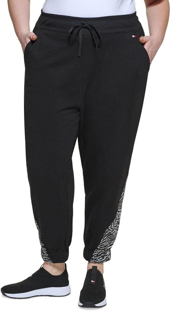 Tommy Hilfiger Sport Womens Plus Fitness Running Jogger Pants