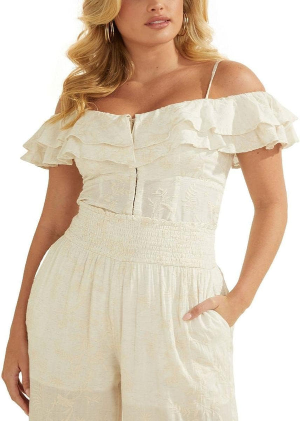 GUESS Factory Mattie Cold-Shoulder Top