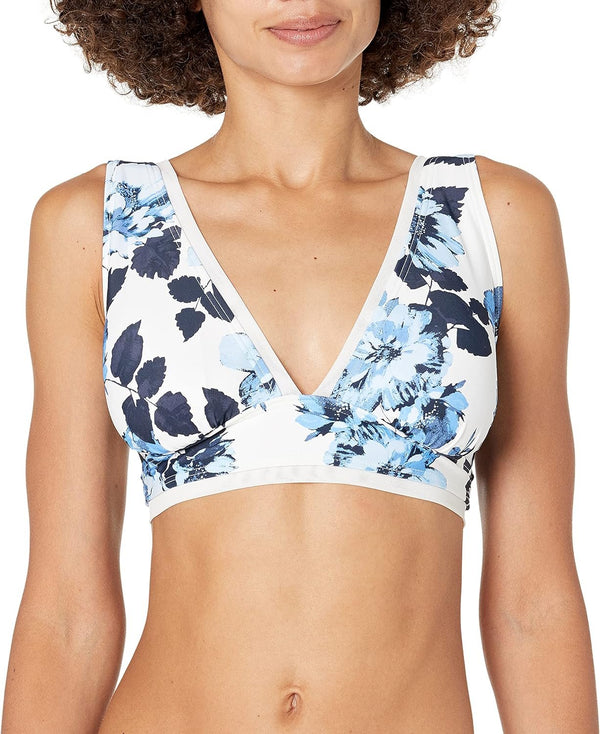 Tommy Hilfiger Women's Over The Shoulder Bra Top with Mesh Trim