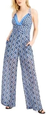 GUESS Women's Fatu Wide-Leg Jumpsuit